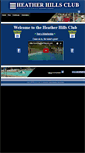 Mobile Screenshot of heatherhillsclub.com